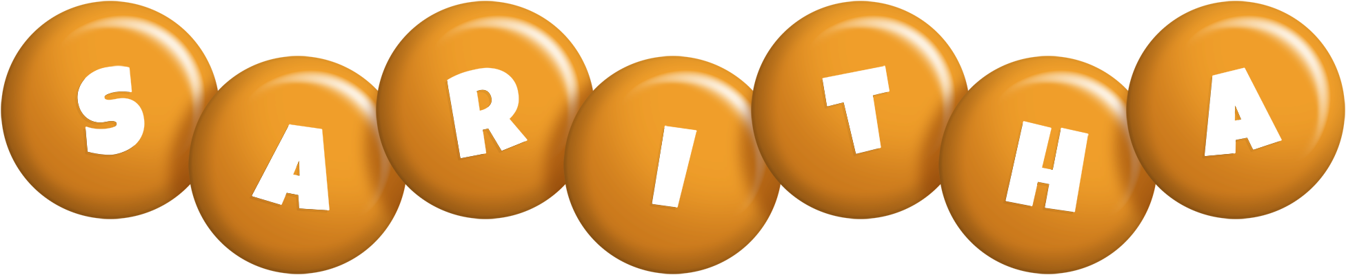 Saritha candy-orange logo