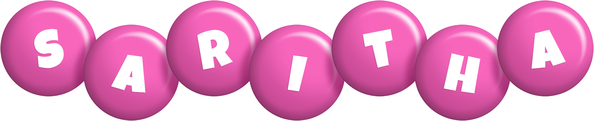 Saritha candy-pink logo