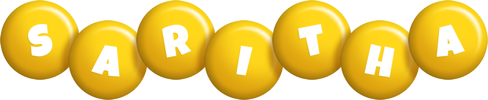 Saritha candy-yellow logo