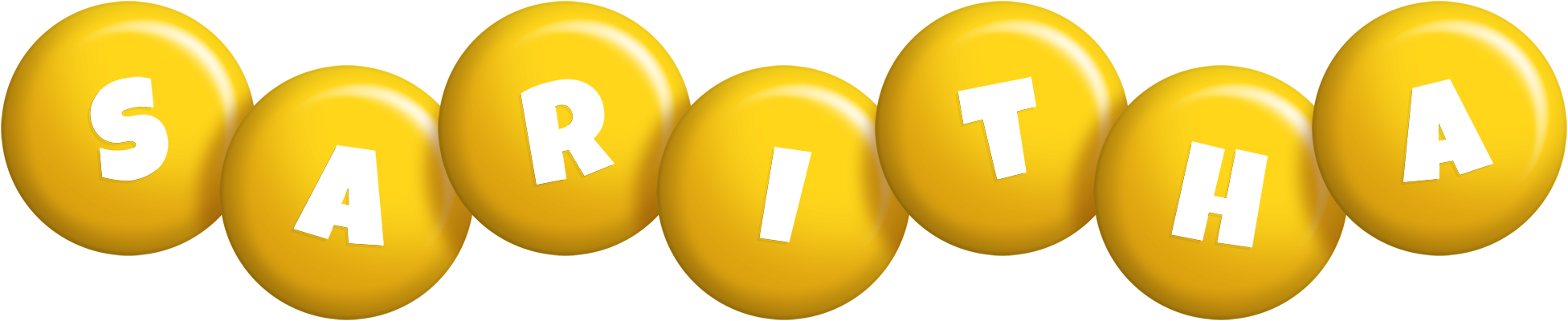 Saritha candy-yellow logo