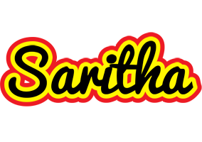 Saritha flaming logo