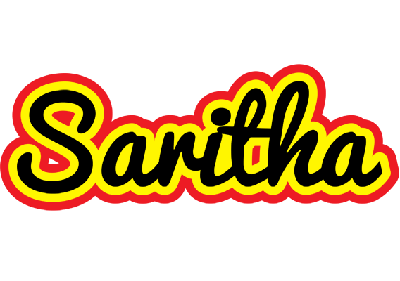 Saritha flaming logo