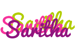 Saritha flowers logo