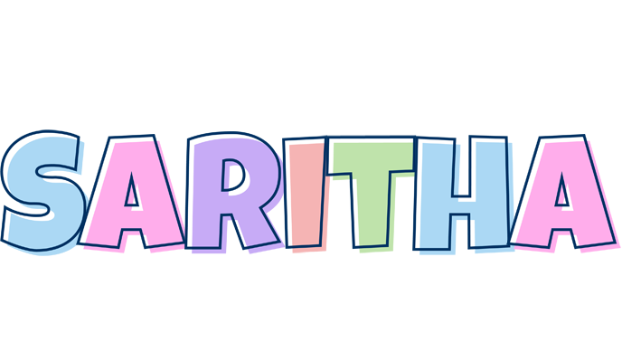 Saritha pastel logo
