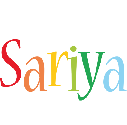 Sariya birthday logo