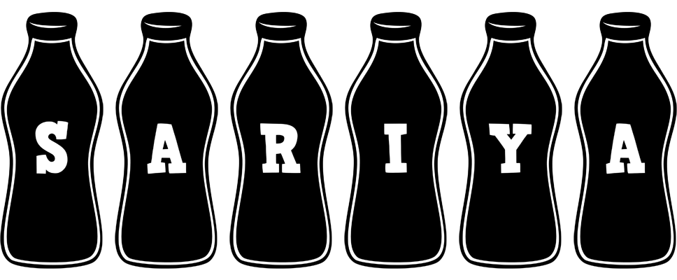 Sariya bottle logo