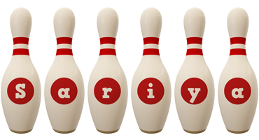 Sariya bowling-pin logo