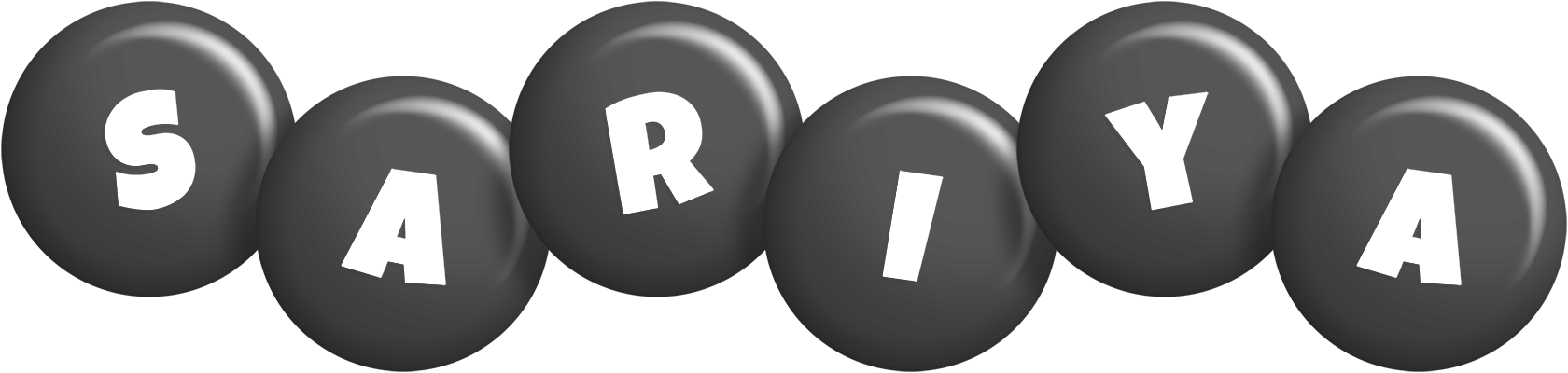 Sariya candy-black logo
