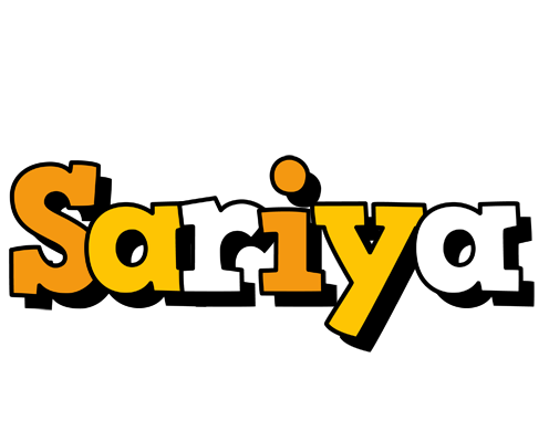Sariya cartoon logo
