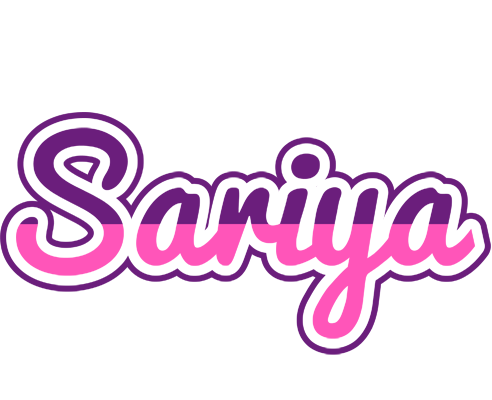 Sariya cheerful logo