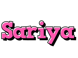 Sariya girlish logo