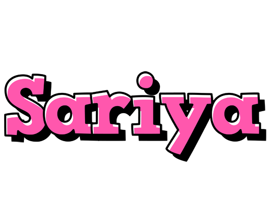 Sariya girlish logo