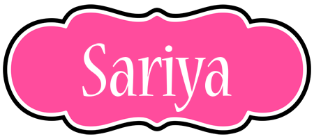 Sariya invitation logo