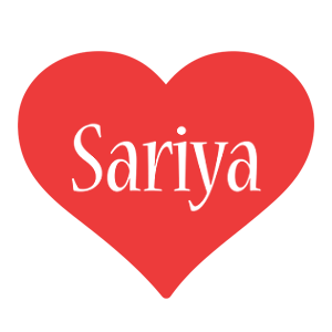 Sariya love logo