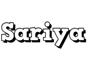 Sariya snowing logo