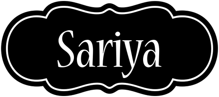 Sariya welcome logo