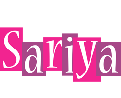 Sariya whine logo