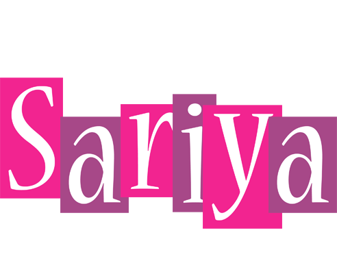 Sariya whine logo