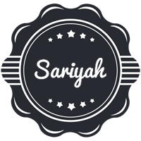 Sariyah badge logo