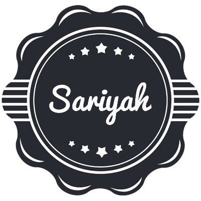 Sariyah badge logo