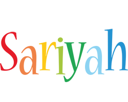 Sariyah birthday logo