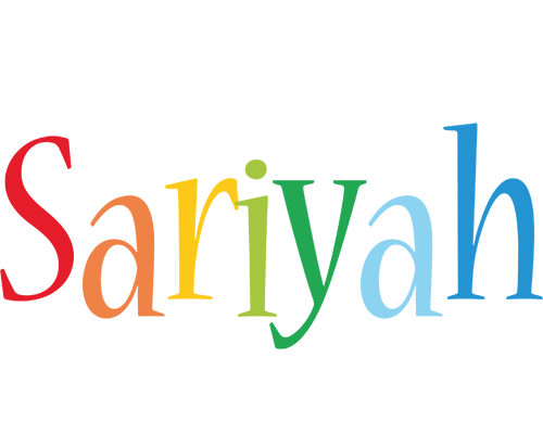 Sariyah birthday logo