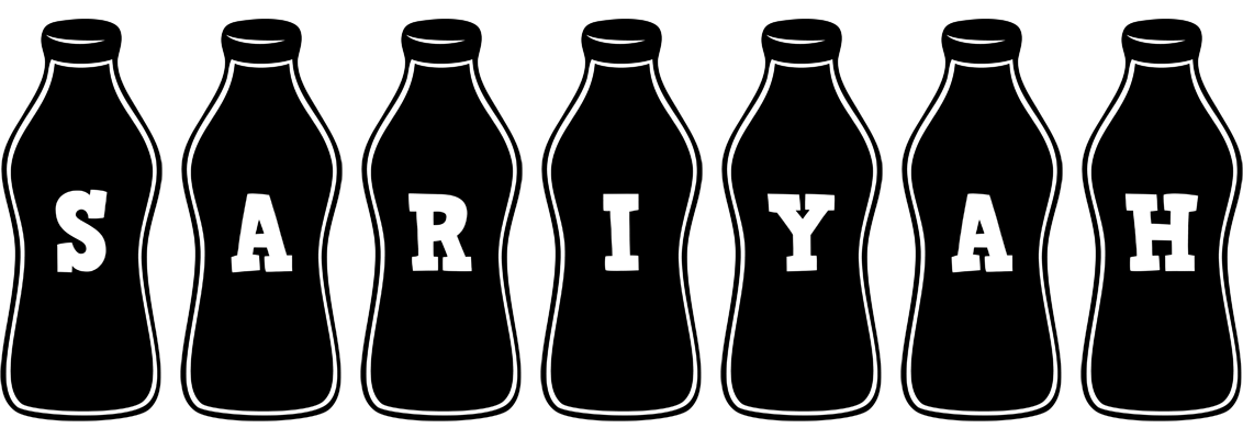Sariyah bottle logo