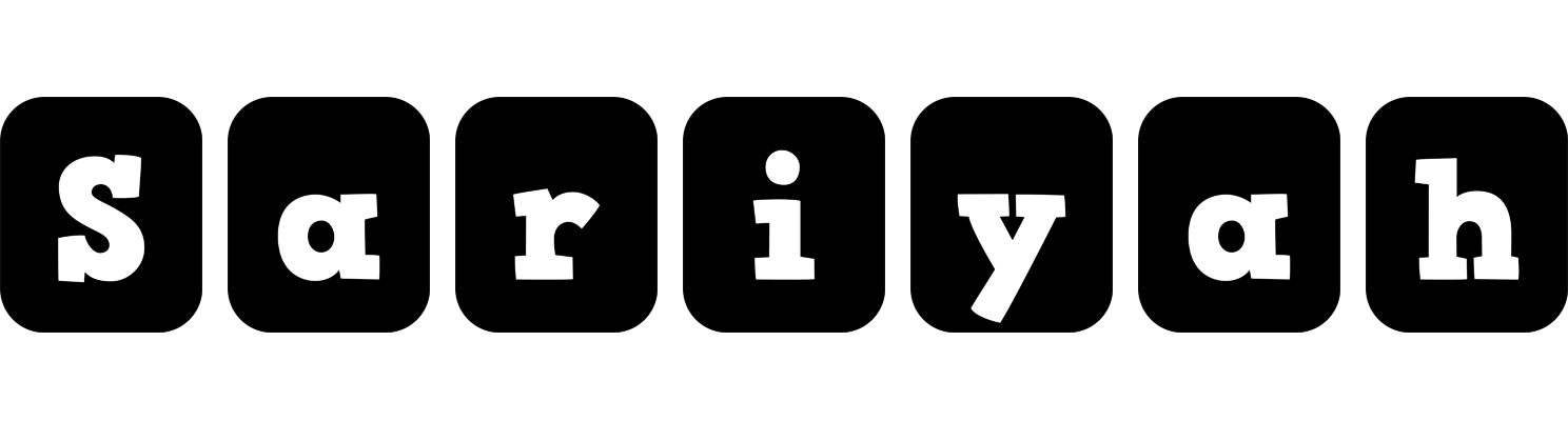 Sariyah box logo