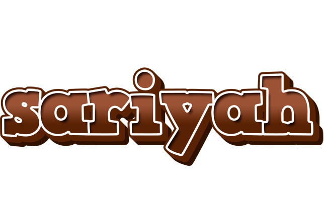 Sariyah brownie logo
