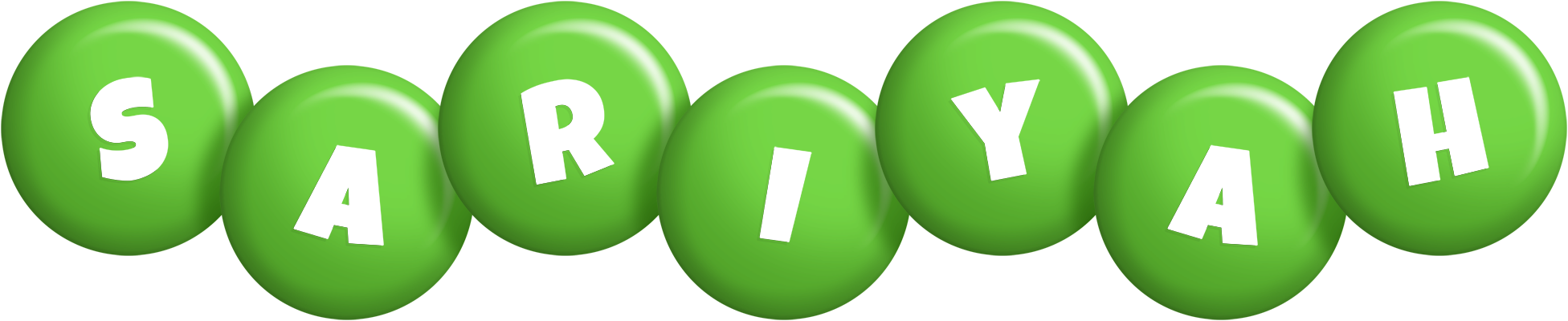 Sariyah candy-green logo