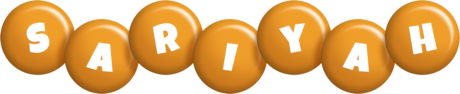 Sariyah candy-orange logo