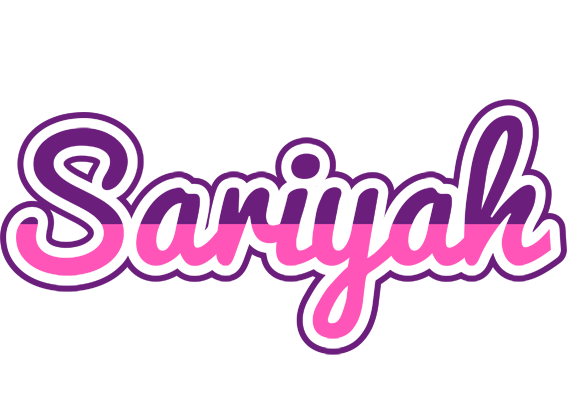 Sariyah cheerful logo