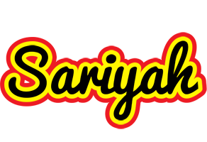 Sariyah flaming logo