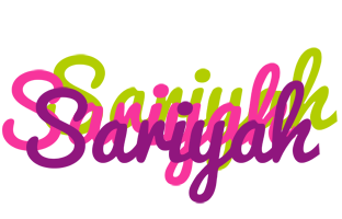 Sariyah flowers logo