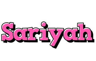 Sariyah girlish logo