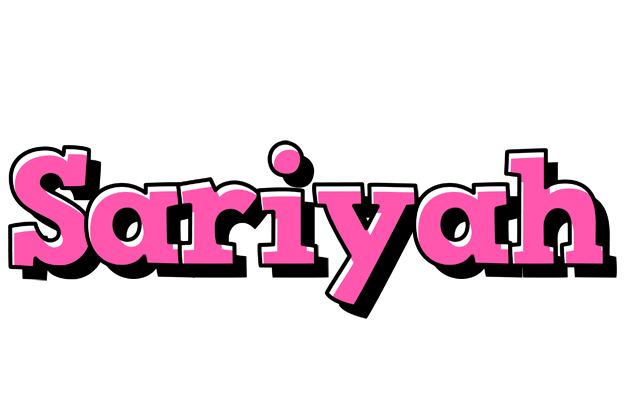 Sariyah girlish logo
