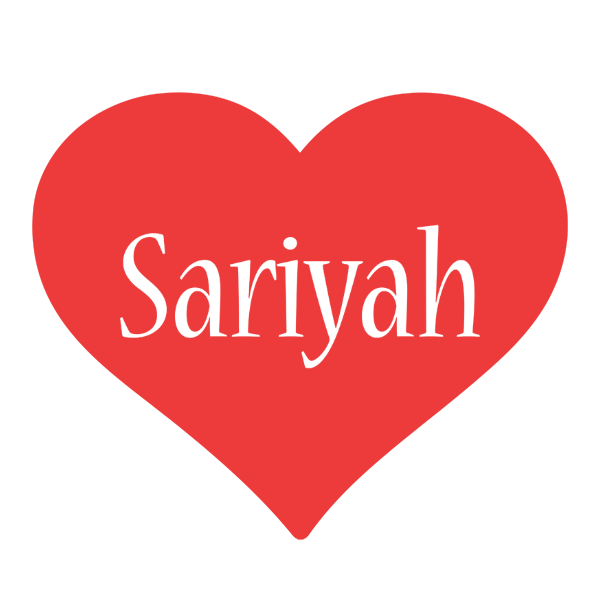 Sariyah love logo