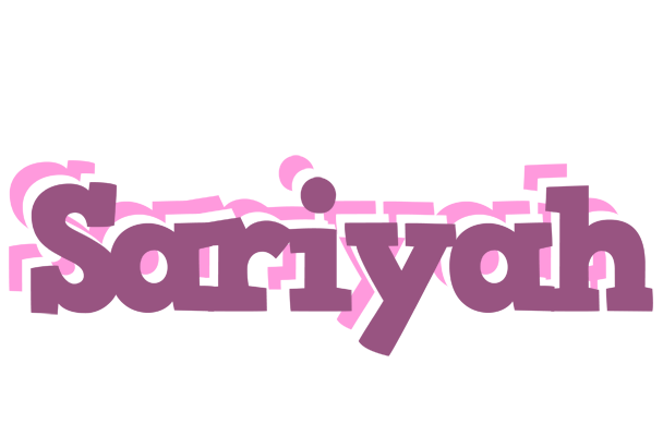 Sariyah relaxing logo