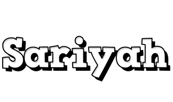 Sariyah snowing logo