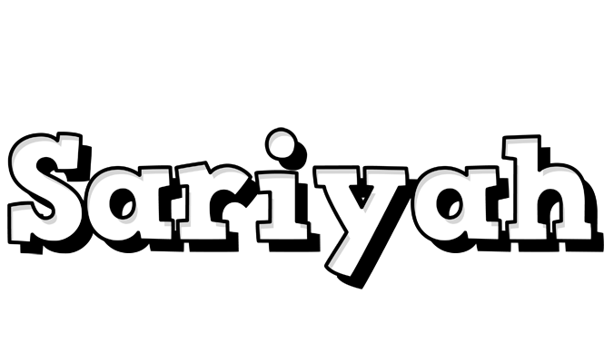 Sariyah snowing logo