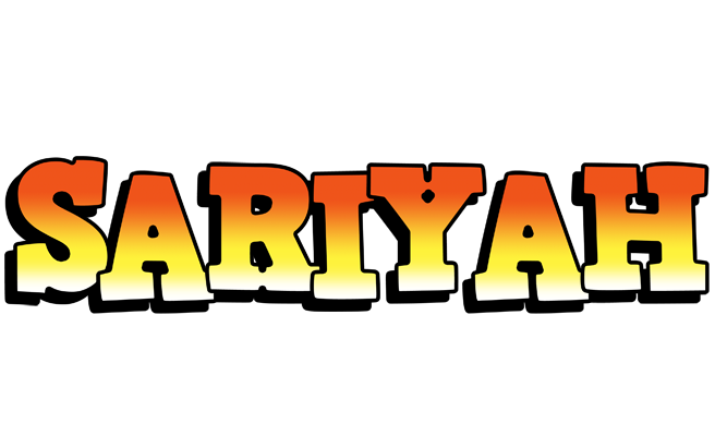 Sariyah sunset logo