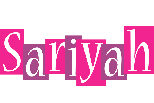 Sariyah whine logo