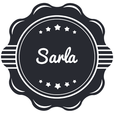 Sarla badge logo
