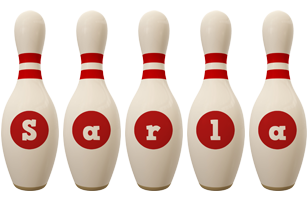 Sarla bowling-pin logo