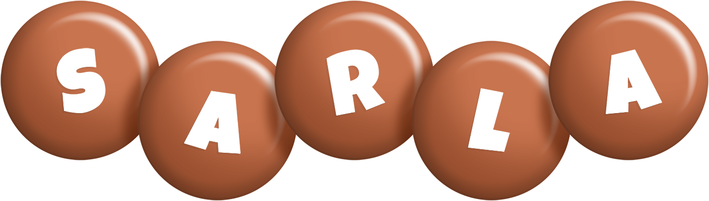 Sarla candy-brown logo