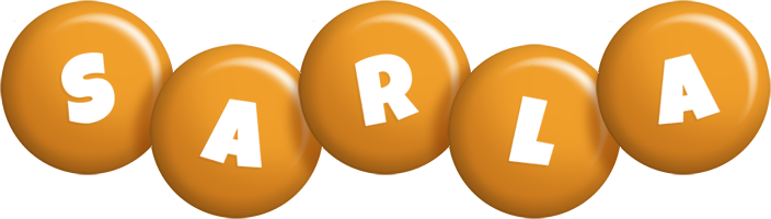 Sarla candy-orange logo