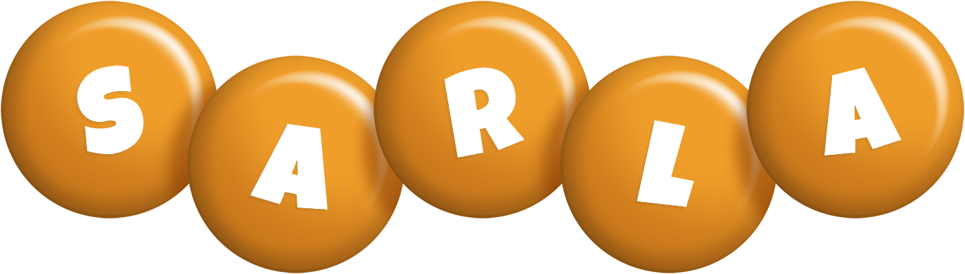 Sarla candy-orange logo