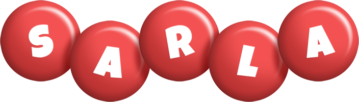 Sarla candy-red logo