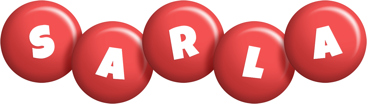 Sarla candy-red logo