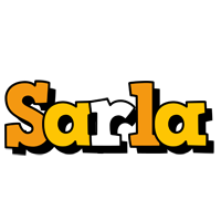Sarla cartoon logo
